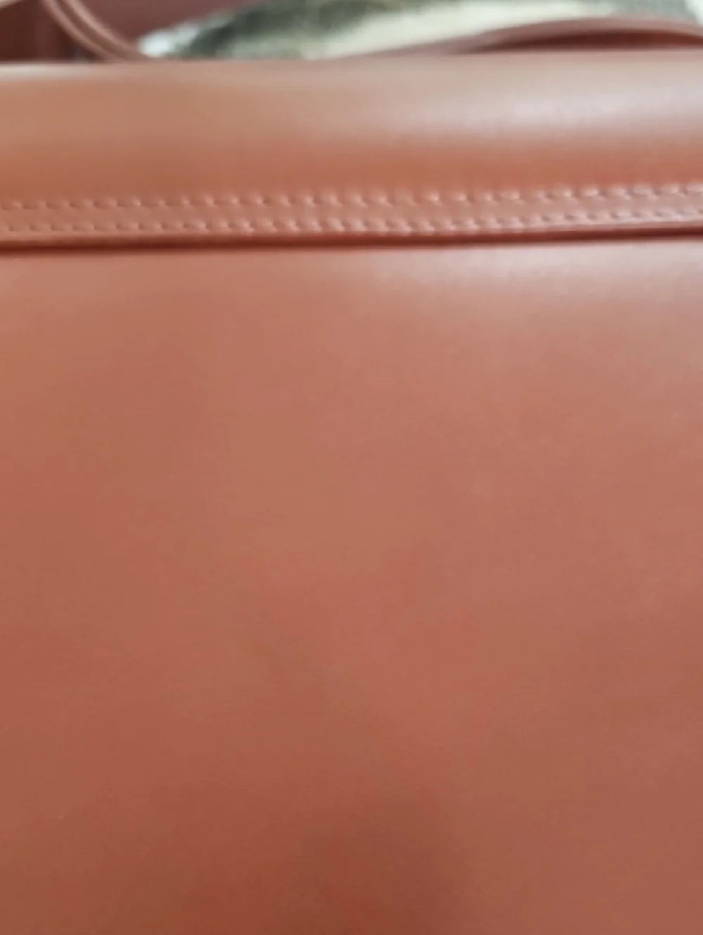 A.P.C. Chestnut Brown Leather Crossbody with Gold Hardware - Picture 8 of 10